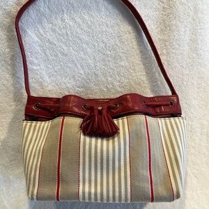 Peggy Daven 'Nathalie' purse with attachable canvas cover for a versatile look